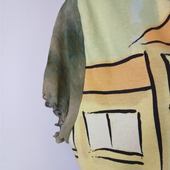 Susan Lawrence SZ XL 90s Y2K Cafe Ala Mode Graphic Sunglass Girl Tee Shirt - Picture 6 of 8